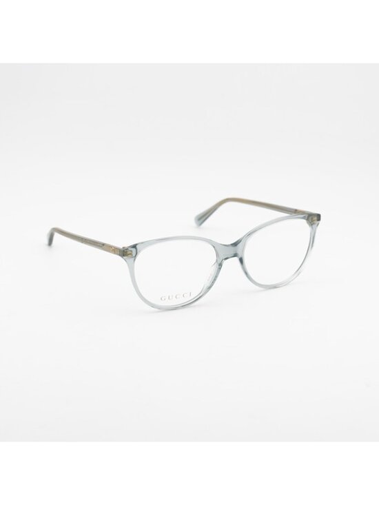 Gucci GG0550O 014 Eyeglasses Shiny Grey 51mm Cat Eye Frame main image 7